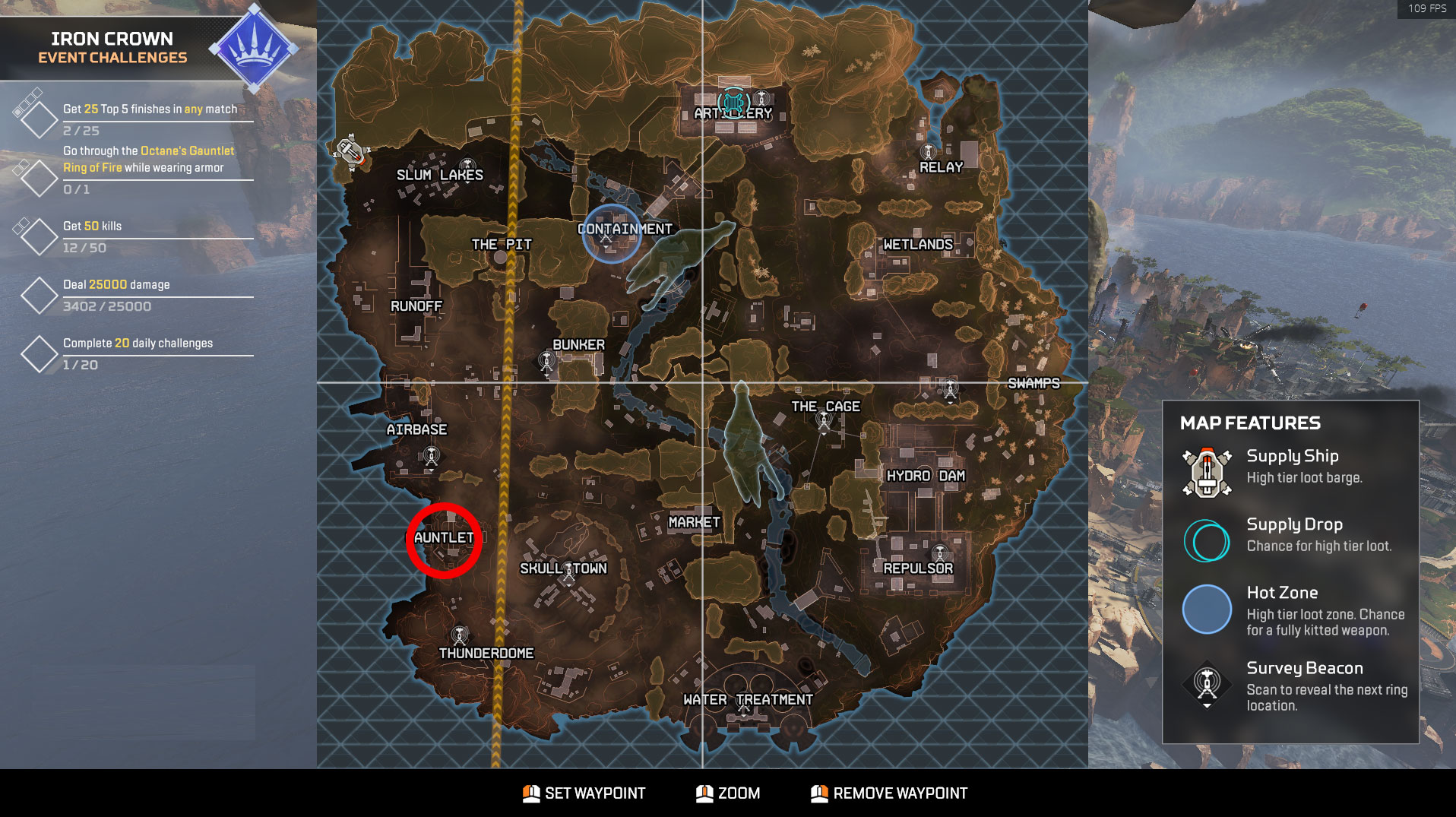 Apex Legends Map - Gauntlet