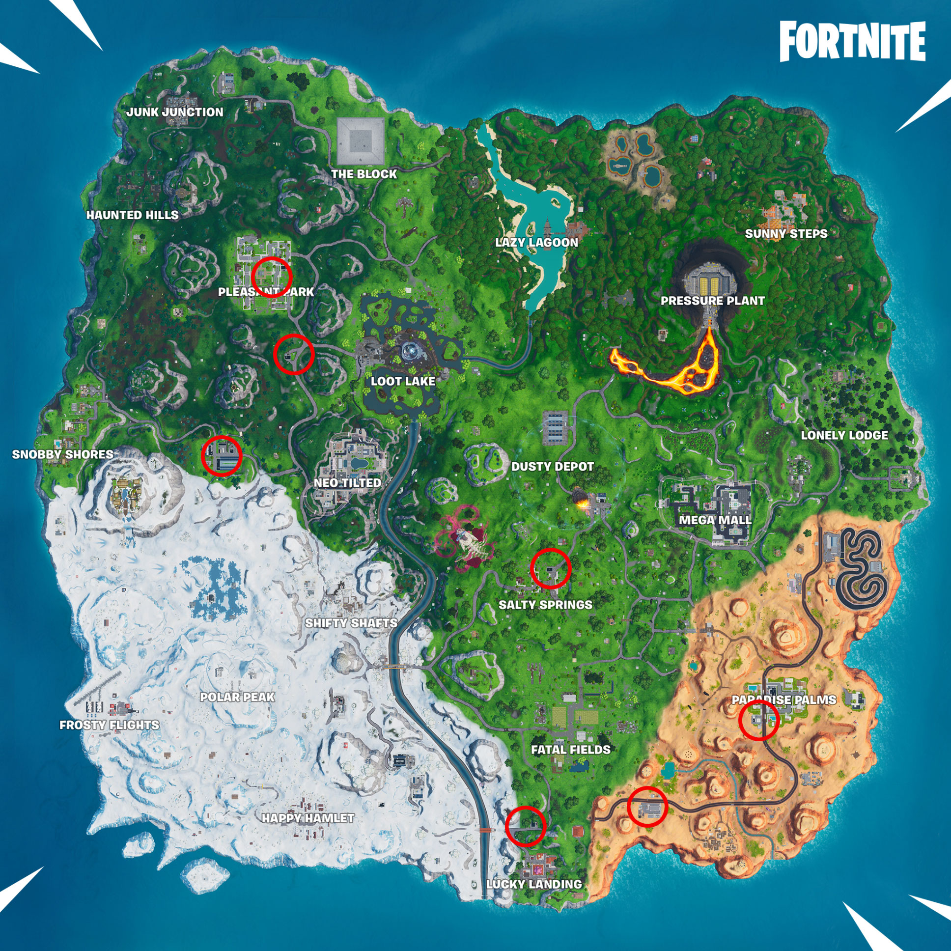 Spray Different Gas Station Locations