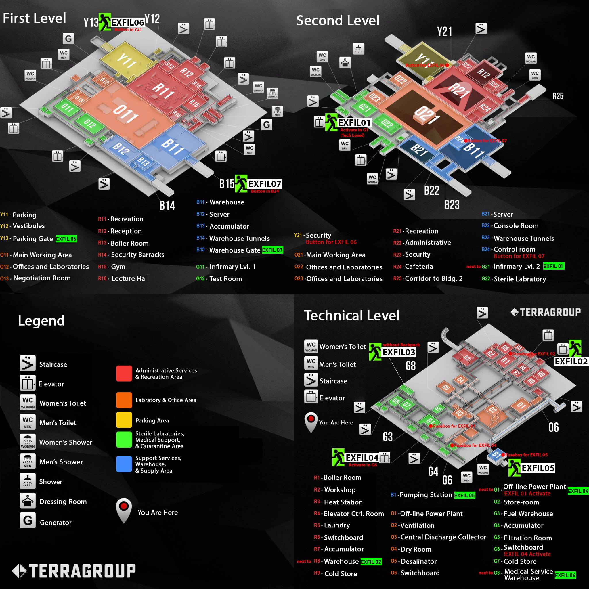 Escape From Tarkov Labs Map