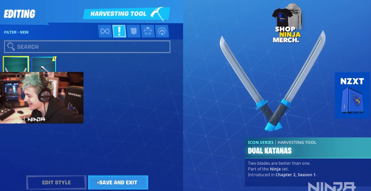 Ninja Fortnite Skin