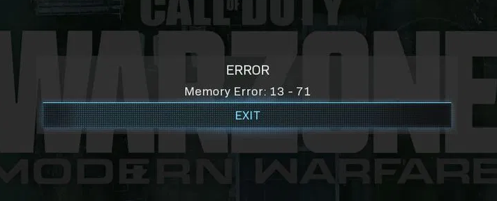 How To Fix Warzone Memory Error 13 71 Gamer Journalist How To Fix Warzone Memory Error 13 71 Gamer Journalist
