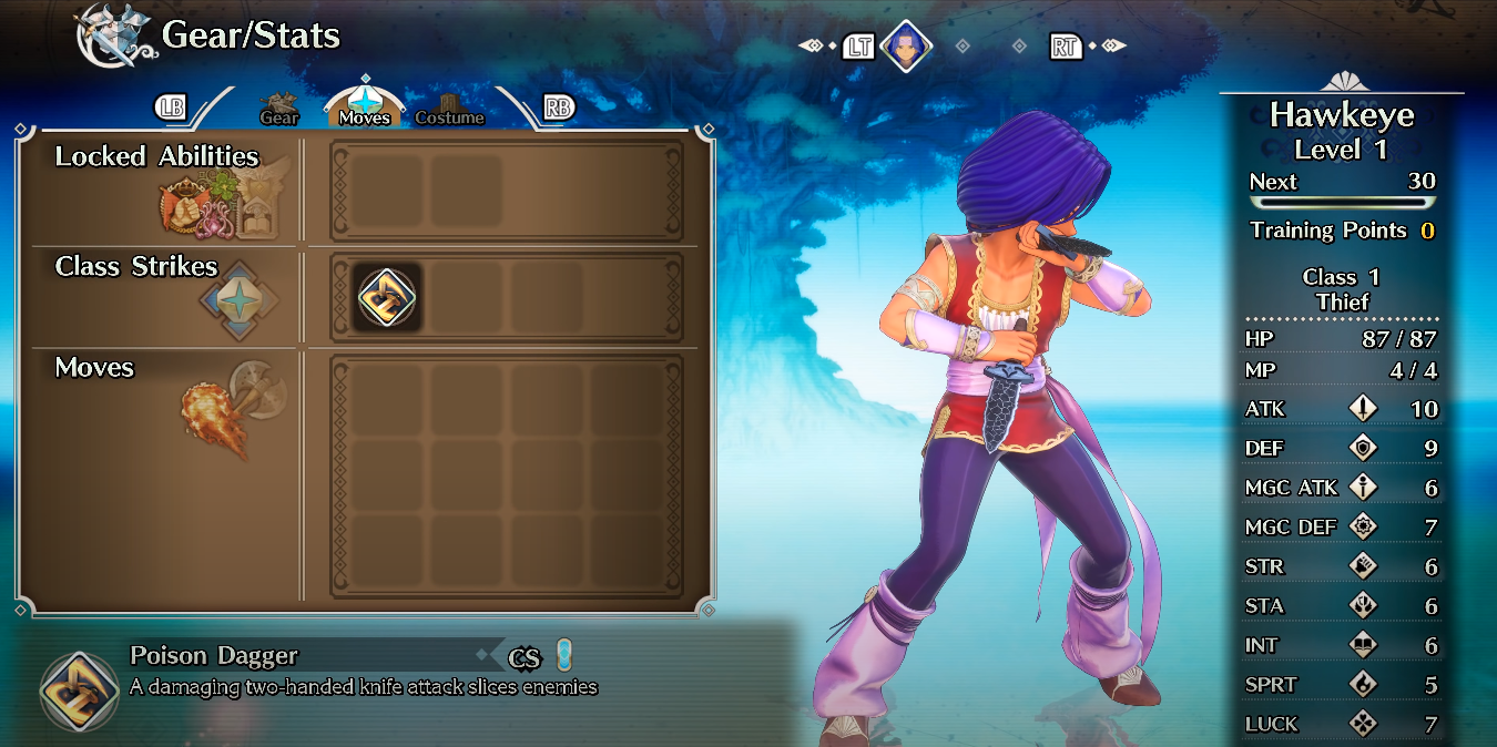Best Starting Characters in Trials of Mana - Hawkeye