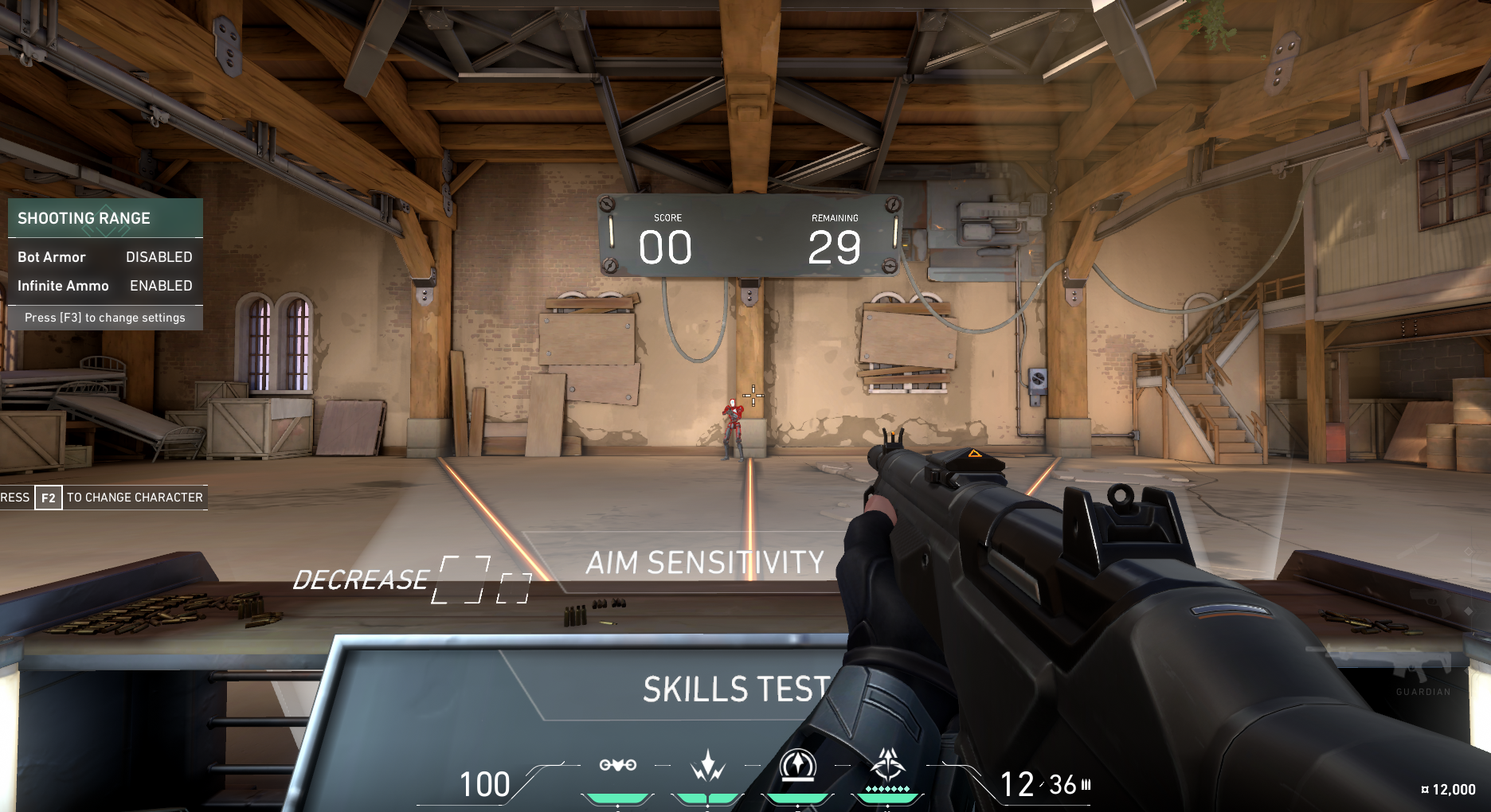 VALORANT Shooting Range Overview