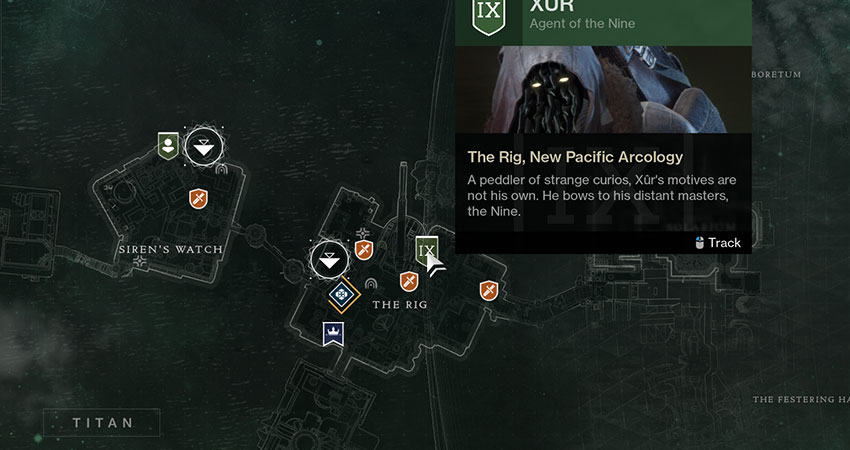 Destiny 2 Xur Location - April 10 - April 14, 2020