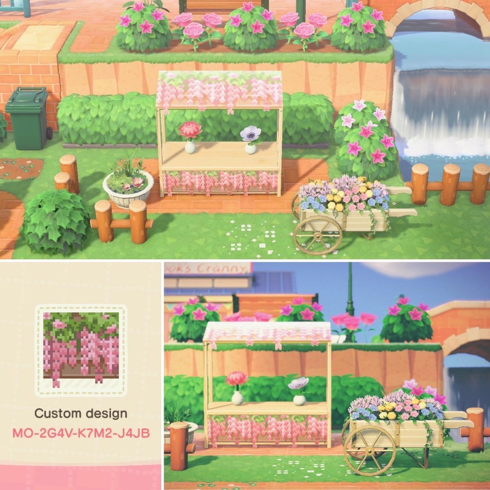 Floral Stall Wisteria Design