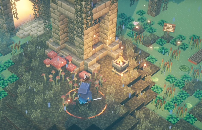 Soggy Swamp Rune Location in Minecraft Dungeons
