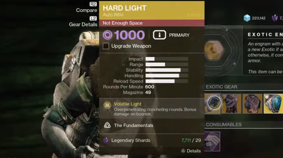 Destiny 2 Xur Location May 8 - Hard Light