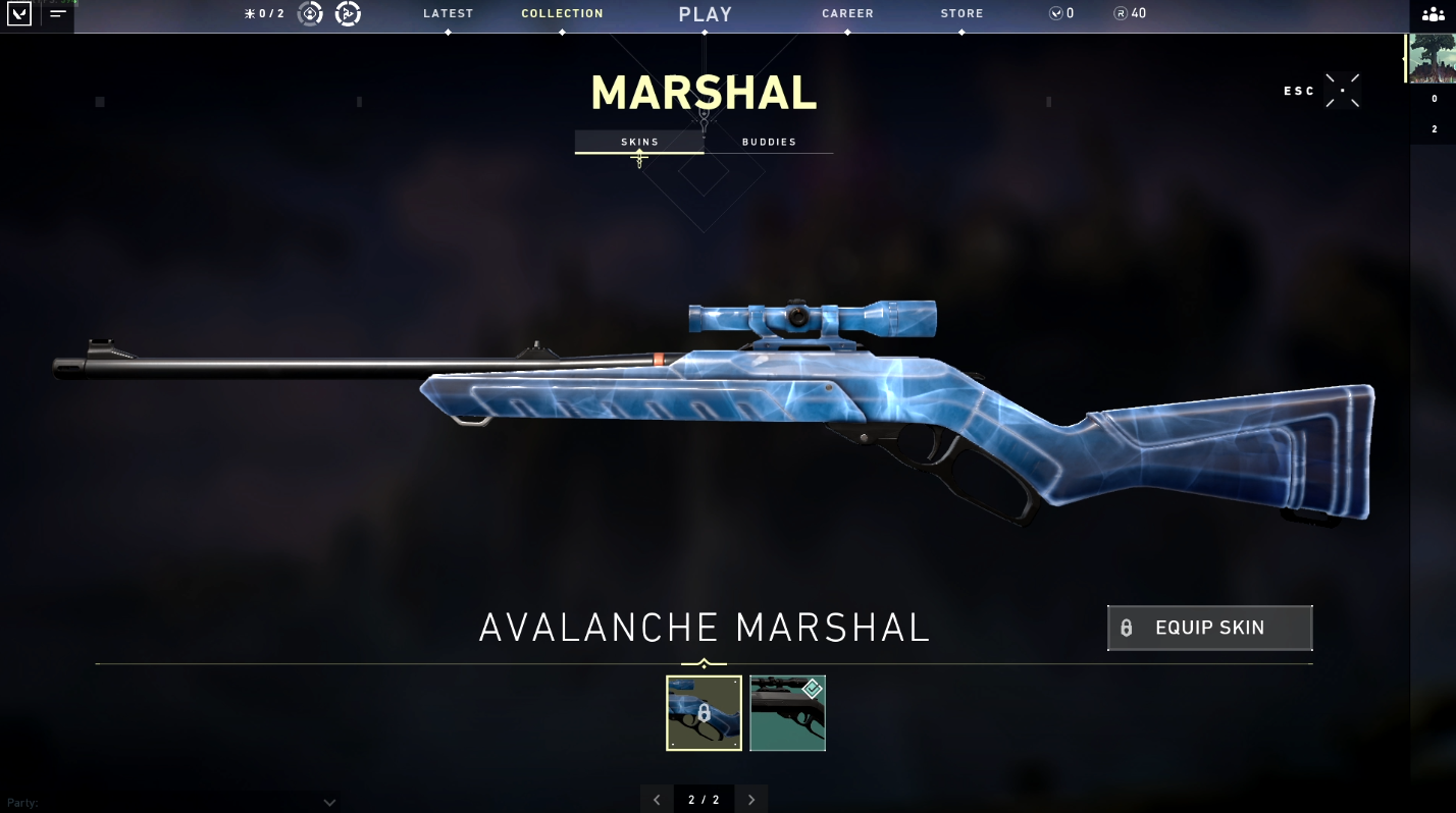 Valorant Avalanche - Marshal Skin