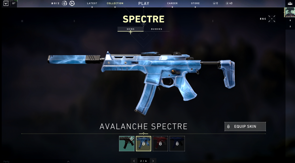 Valorant Avalanche - Spectre (Skin)