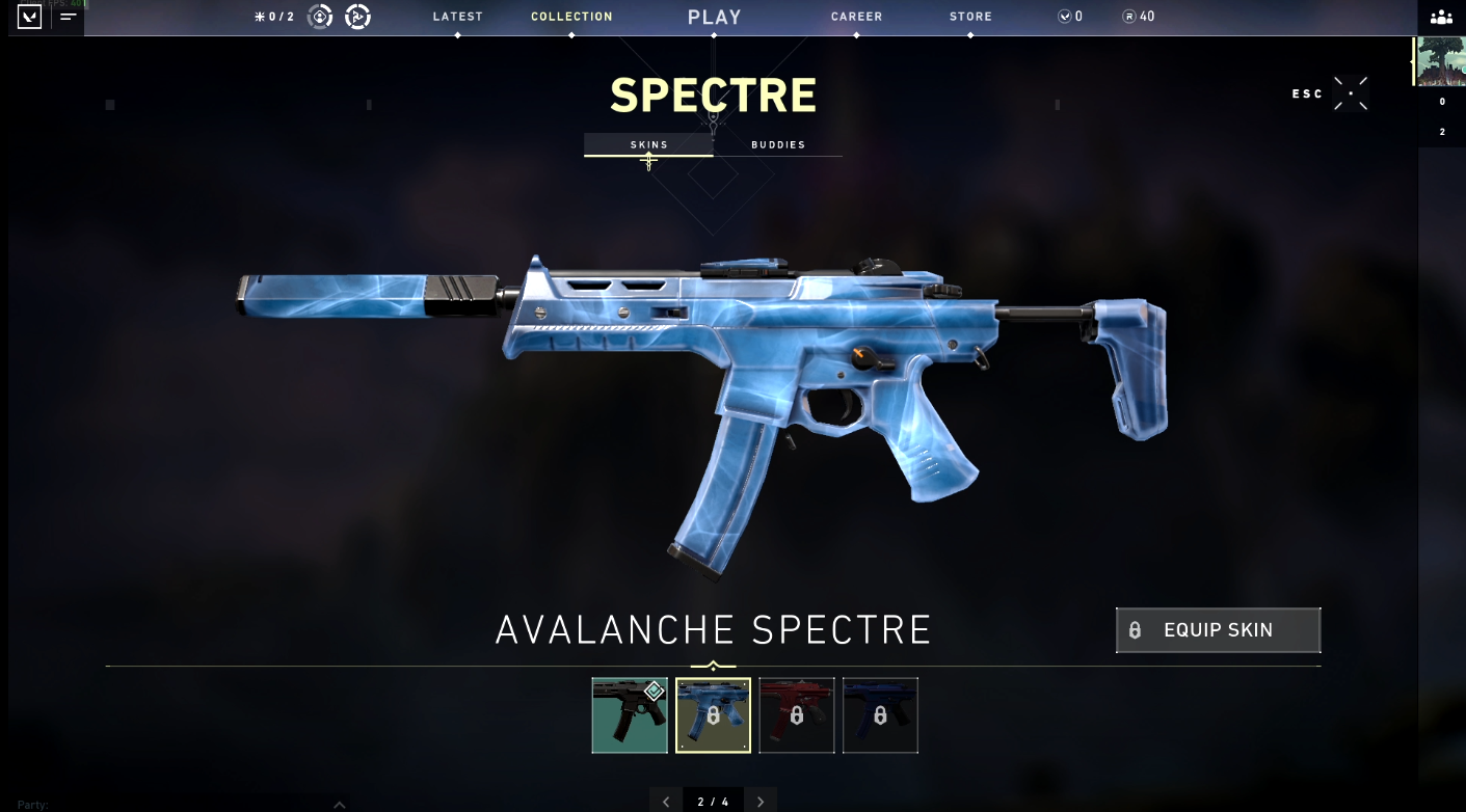 Valorant Avalanche - Spectre (Skin)