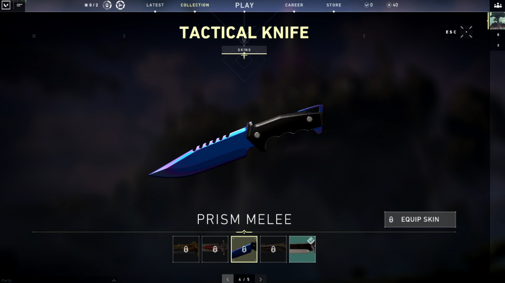 Valorant Prism - Melee Knife Skin