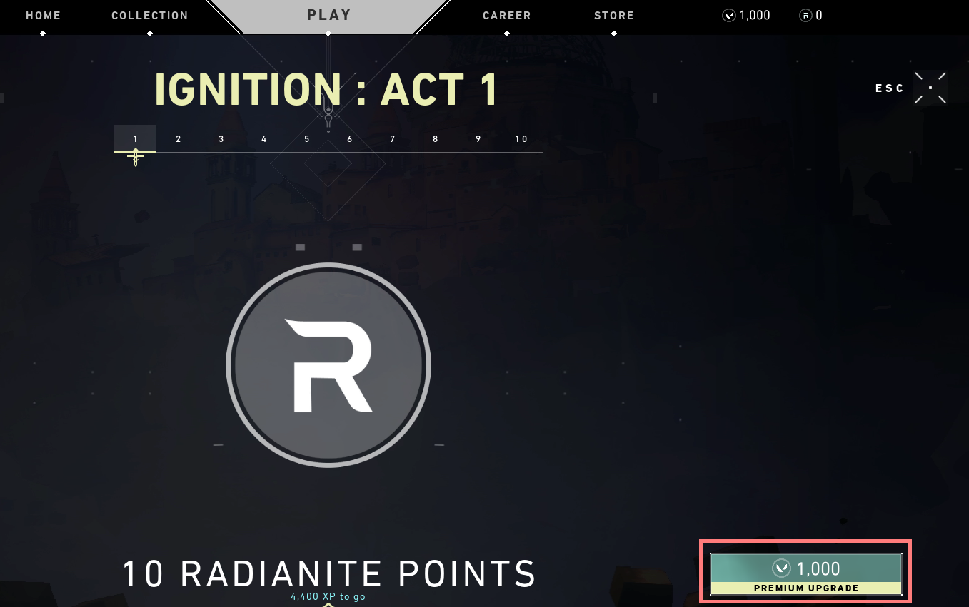 Valorant Battle Pass Premium Upgrade