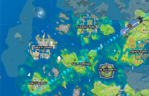How to unlock Aquaman in Fortnite - Sweaty Sands Fishing Rod Location