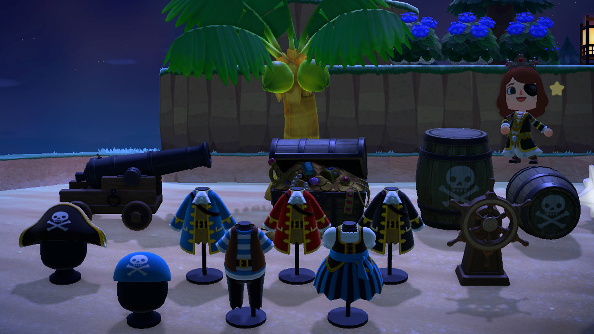 Animal Crossing New Horizons Pirate Items