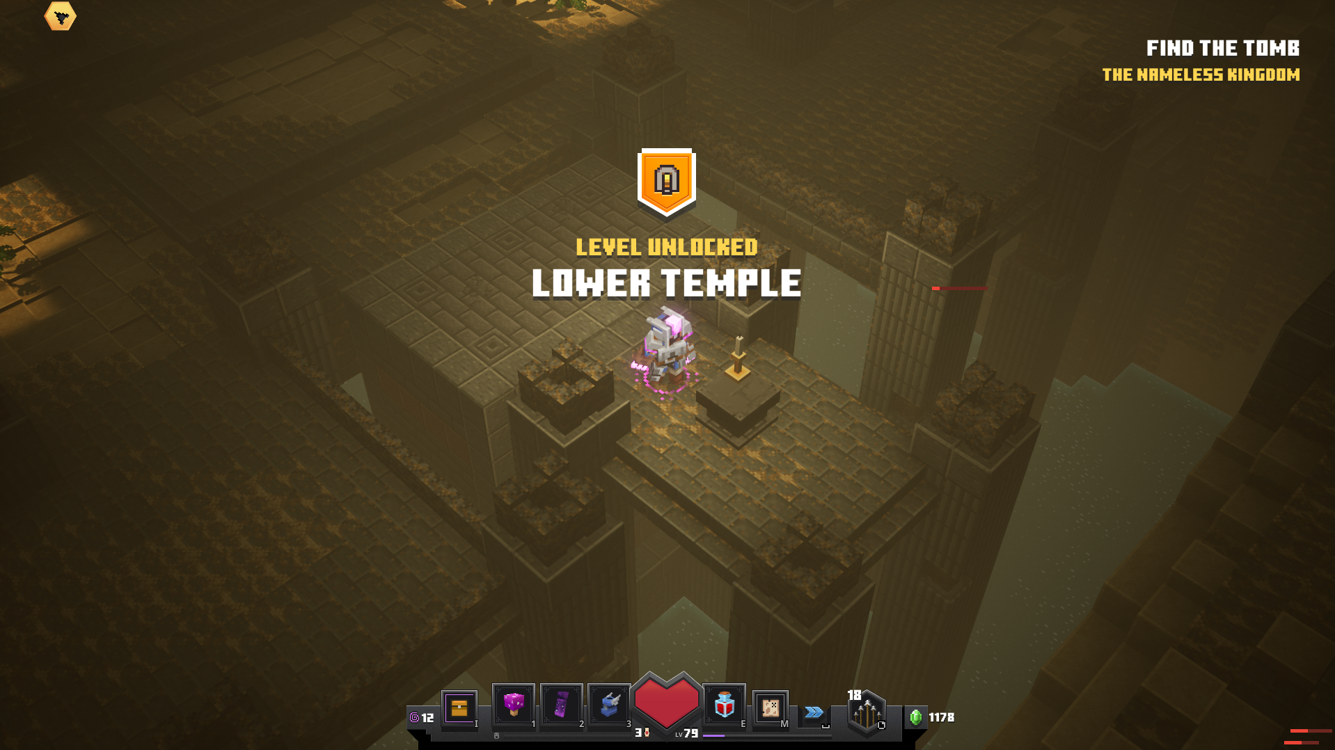 How to Unlock Lower Temple in Minecraft Dungeons