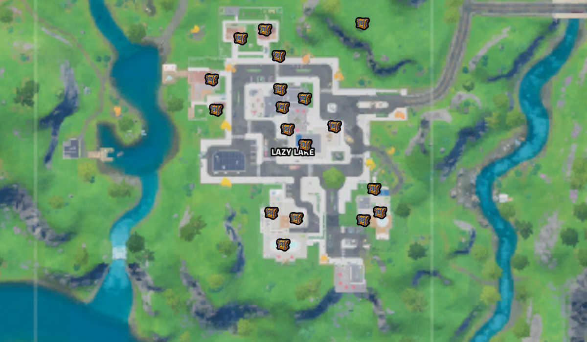 Search Chests at Lazy Lake