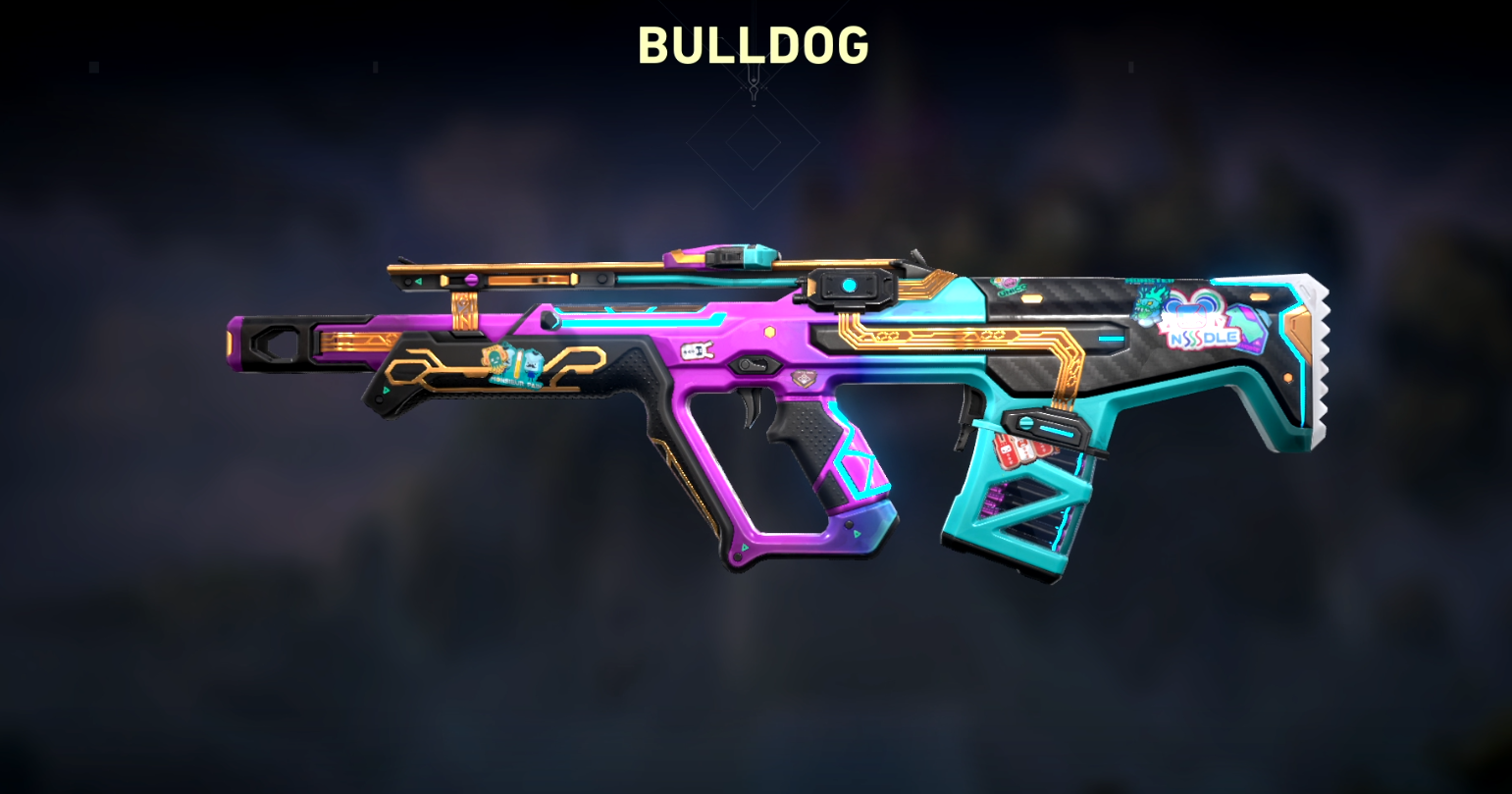 glitchpop bulldog