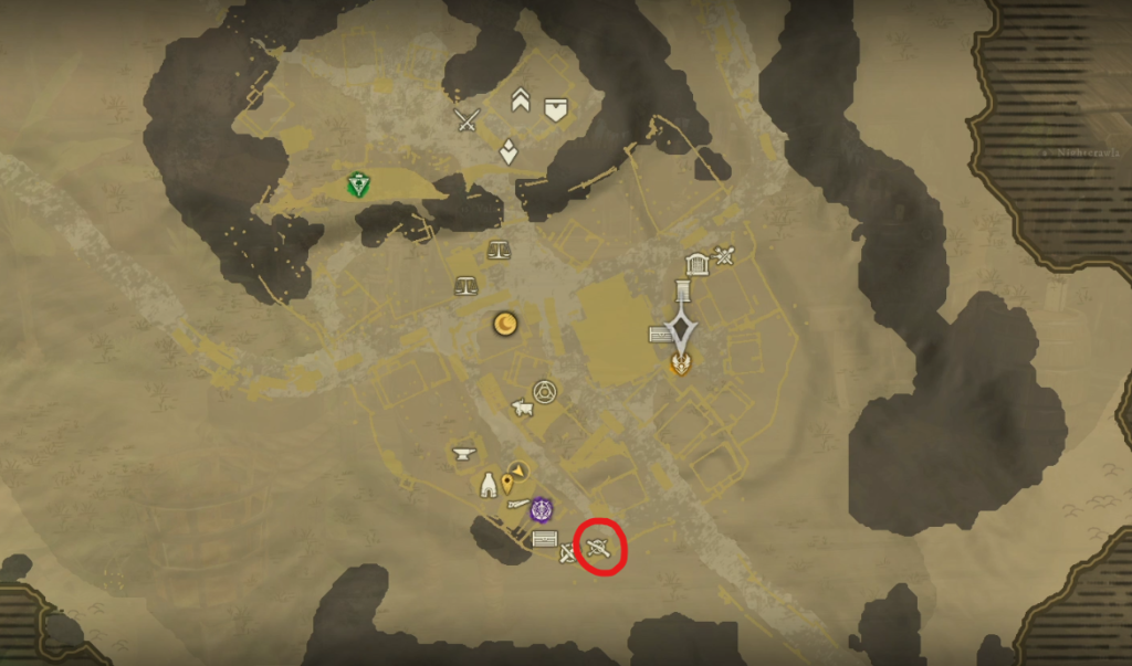 New World Engineering Workshop Map