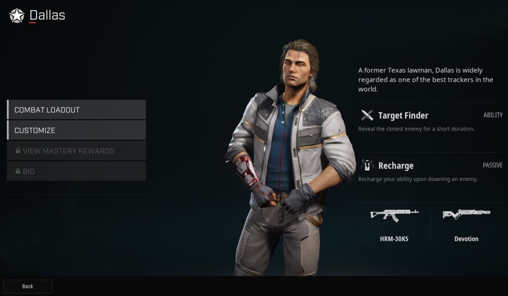 Rogue Company: Dallas Weapons, Abilities, and Perks Guide