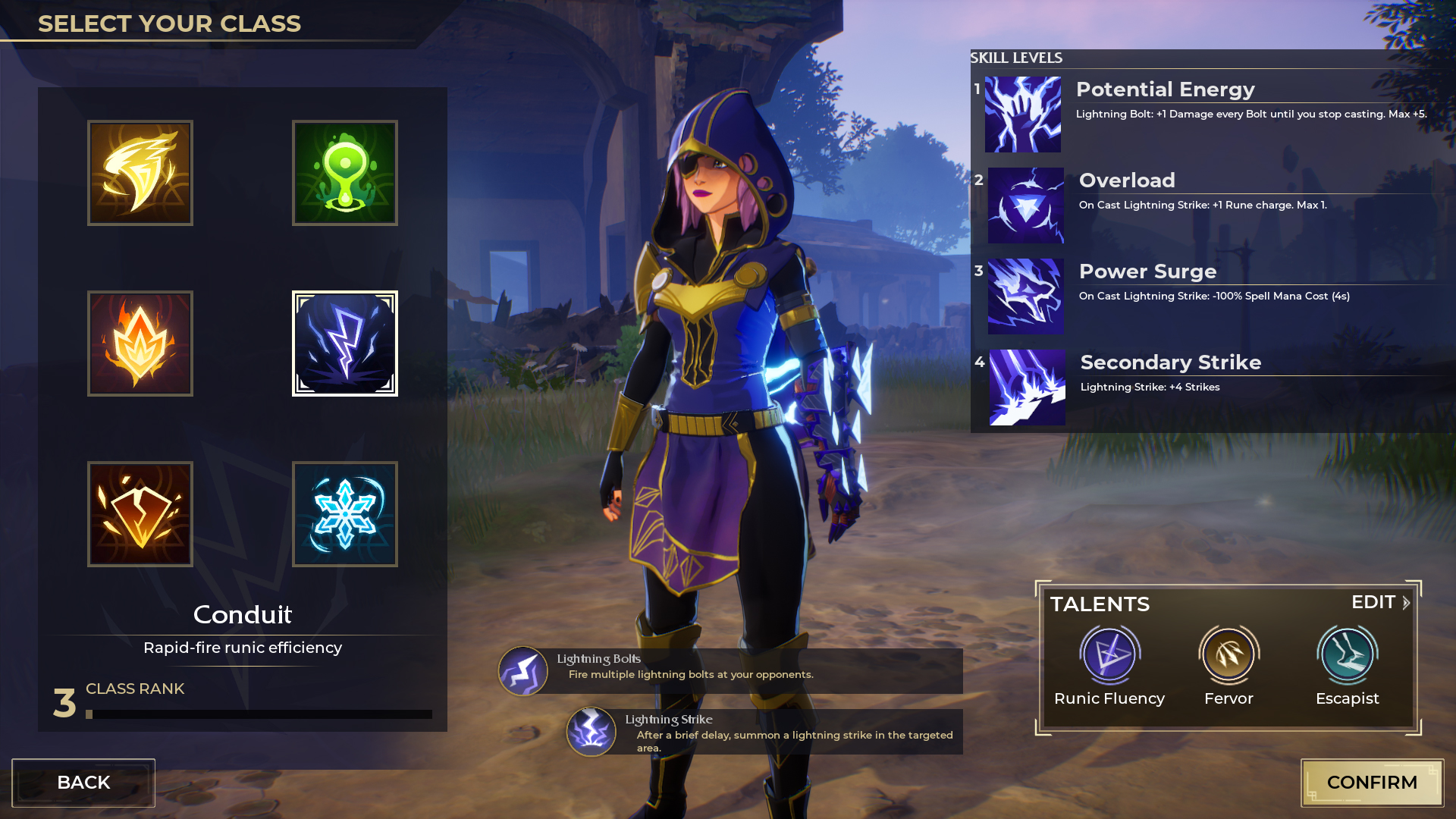 Spellbreak Gauntlets: Conduit | Lightning