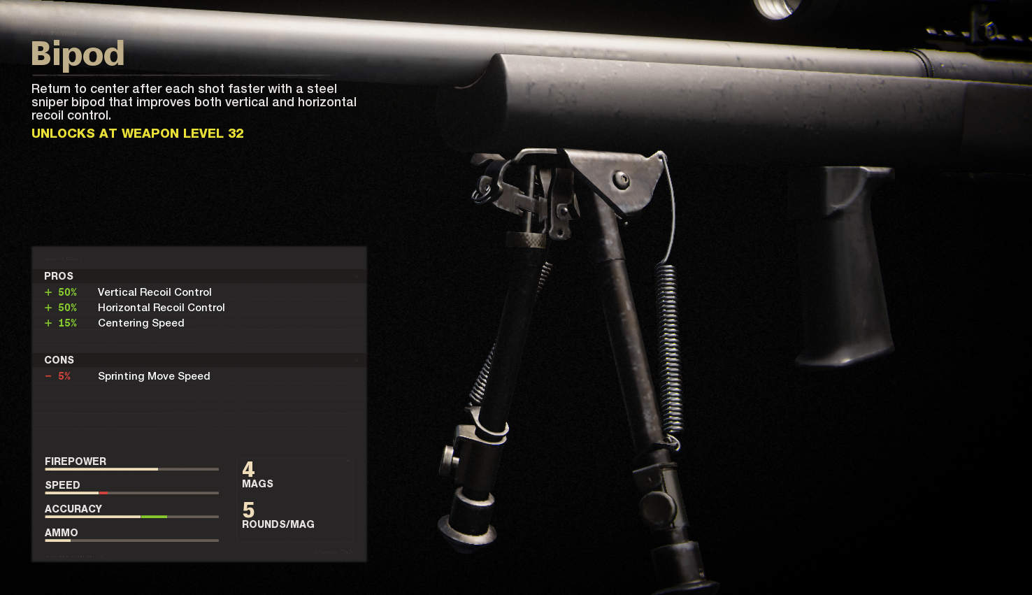 Call of Duty Cold War Pelington 703 Underbarrel