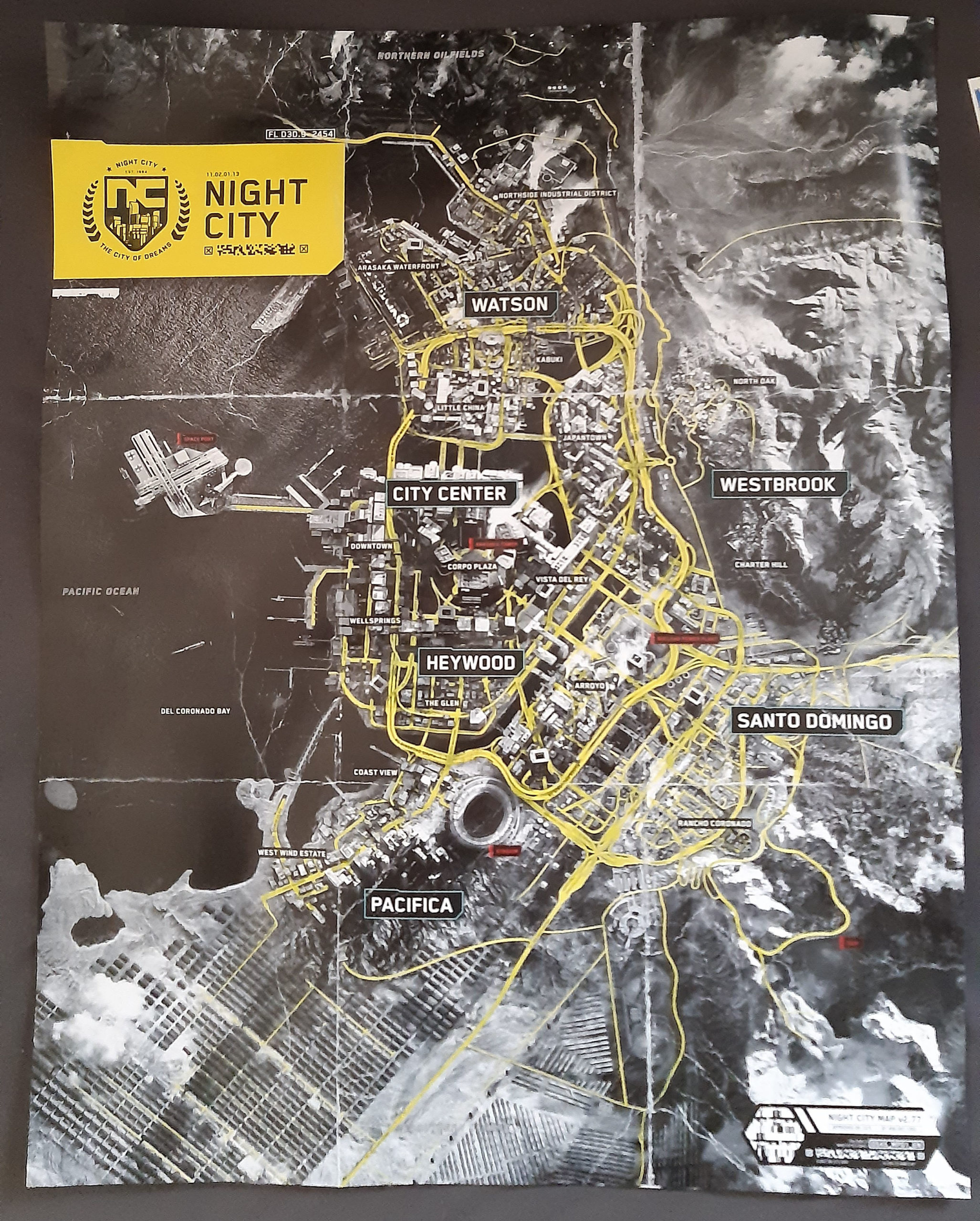 Cyberpunk 2077 Map Overview Leak