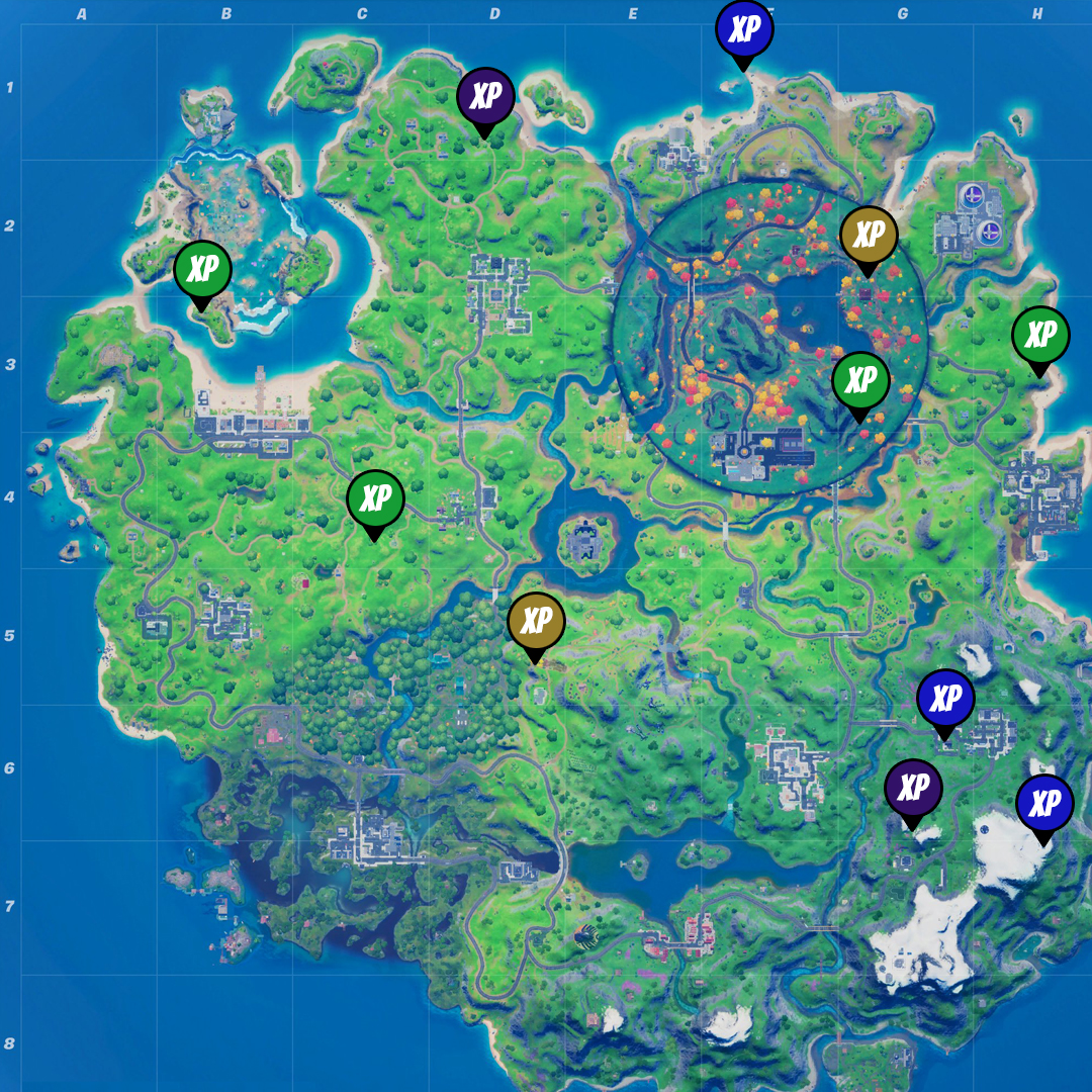 Fortnite-Season-4-Week-9-XP-Coin-Locations
