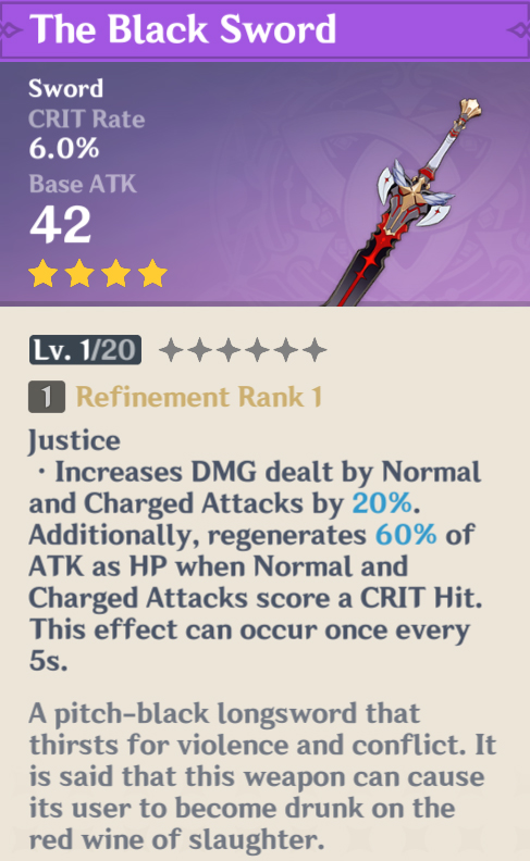Genshin Impact Battle Pass rewards | Black Sword