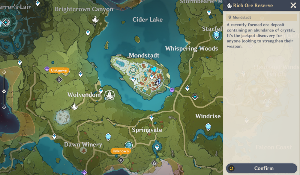 City Reputation Level Rewards - Mining Outcrop Search