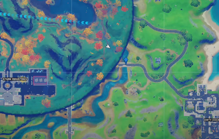 How to Deliver a Semi Truck from outside Upstate New York to Stark Industries in Fortnite - Map