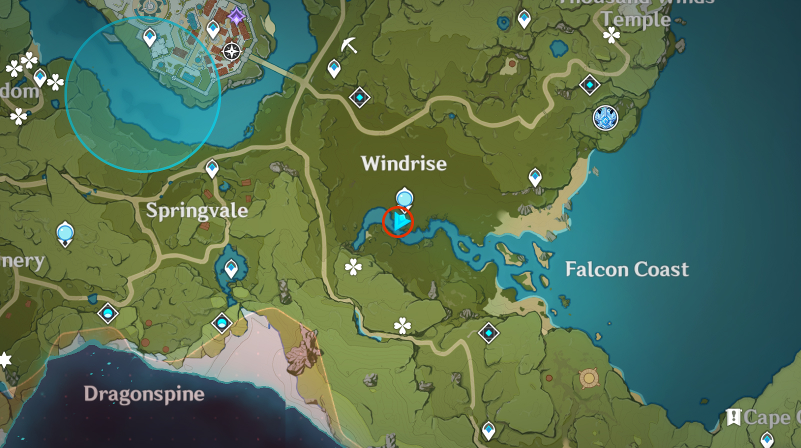 Unusual Hilichurl Location 7 - Windrise