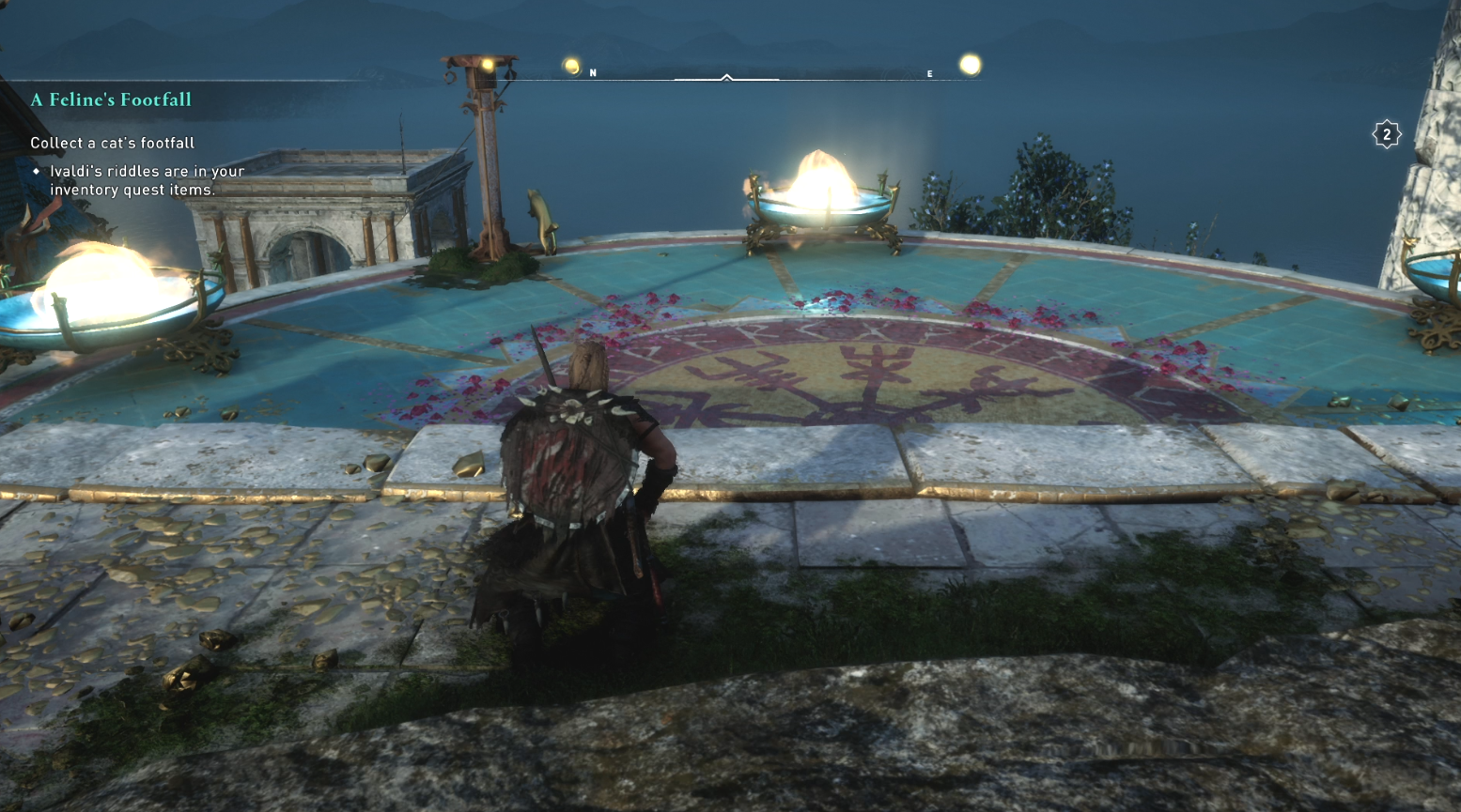 How to collect a Cat's Footfall in Assassin's Creed Valhalla - Cat Location 4