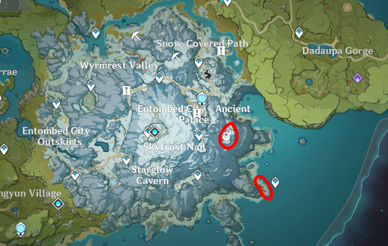 Where to find Chilled Meat in Genshin Impact