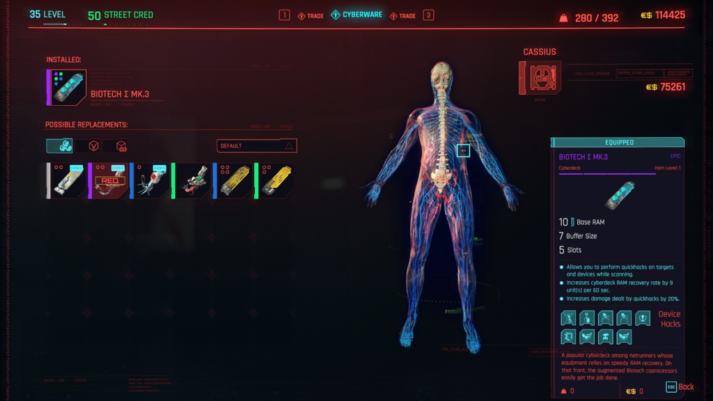 Cyberpunk 2077 Cyberdeck