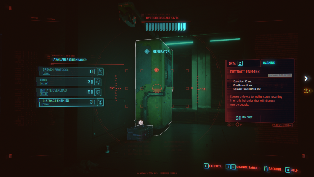 Quickhack Distract Enemies Cyberpunk 2077