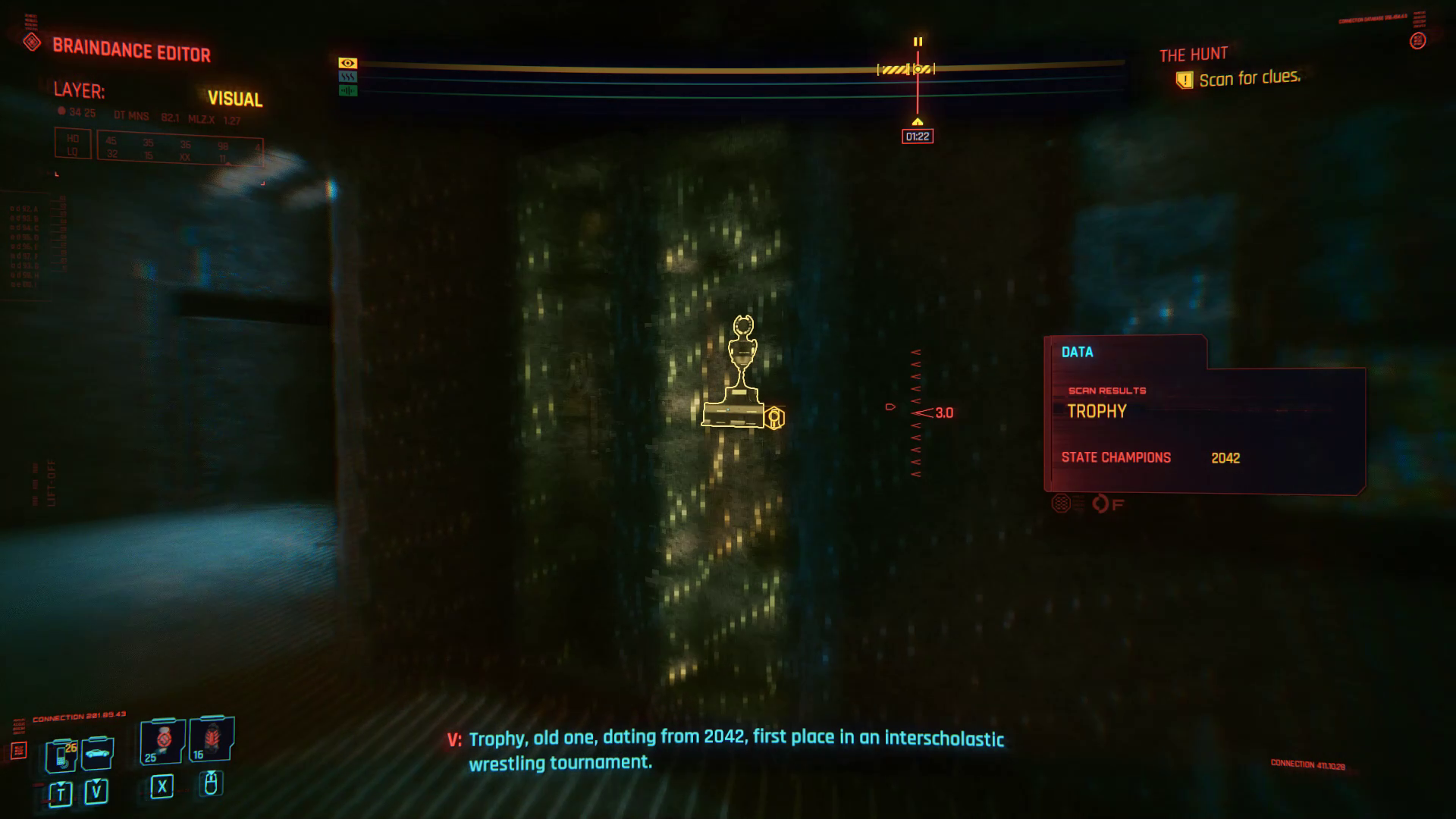 The Hunt Braindance Trophy Cyberpunk 2077