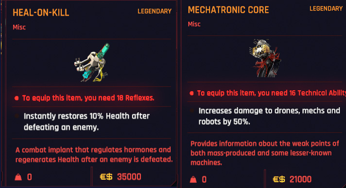 Watson Ripperdoc Best Frontal Cortex Legendary Cyberware Cyberpunk 2077