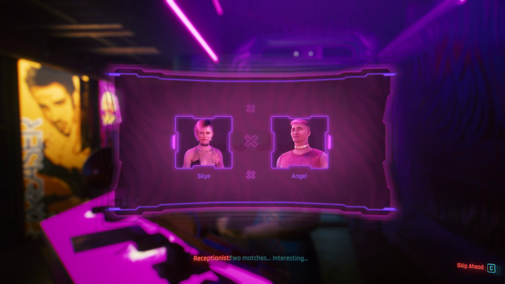 Automatic Love Angel or Skye Cyberpunk 2077
