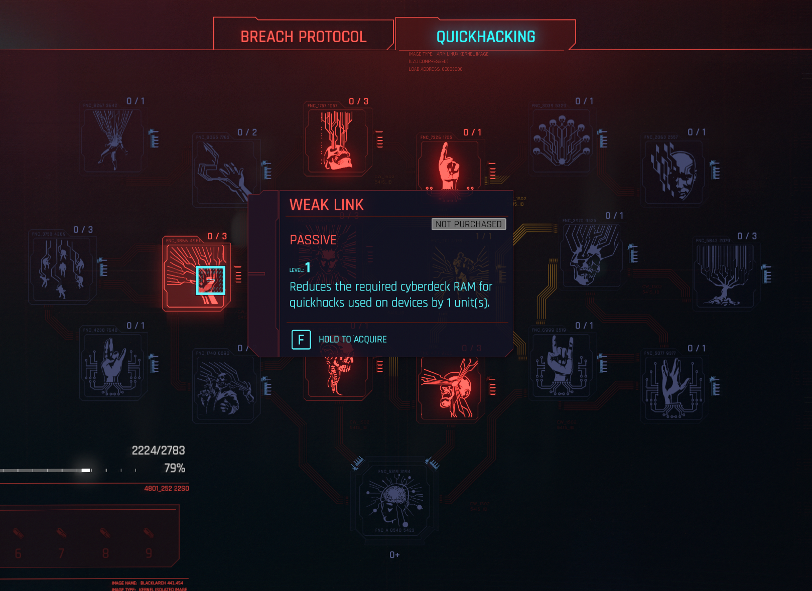 Cyberpunk 2077 Quickhack Perks
