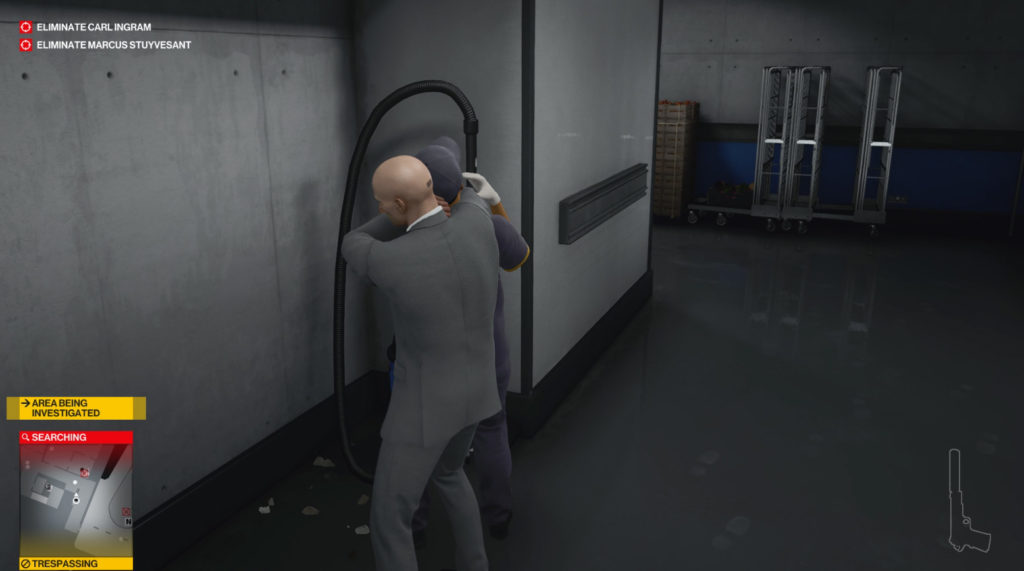 Hitman 3: How to complete Impactful Art in Dubai - Staff Side Door