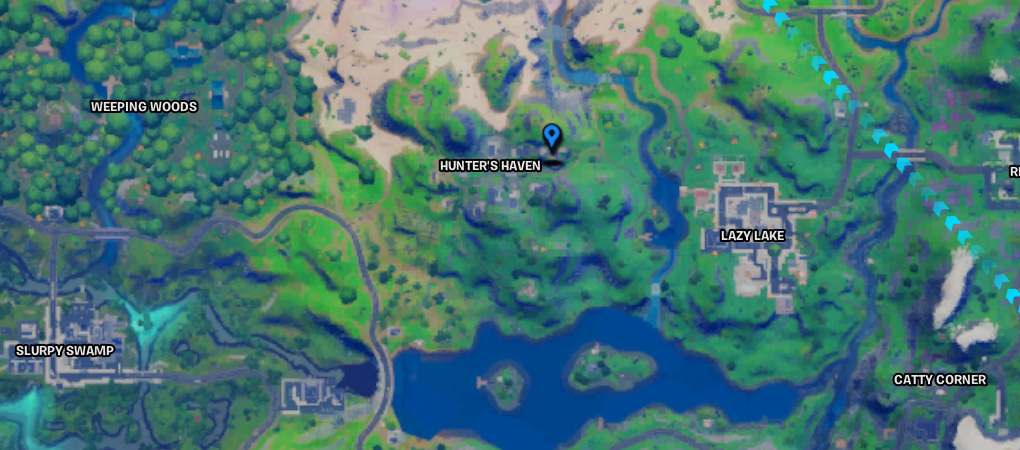 Where to find Predator's Apartment in Fortnite