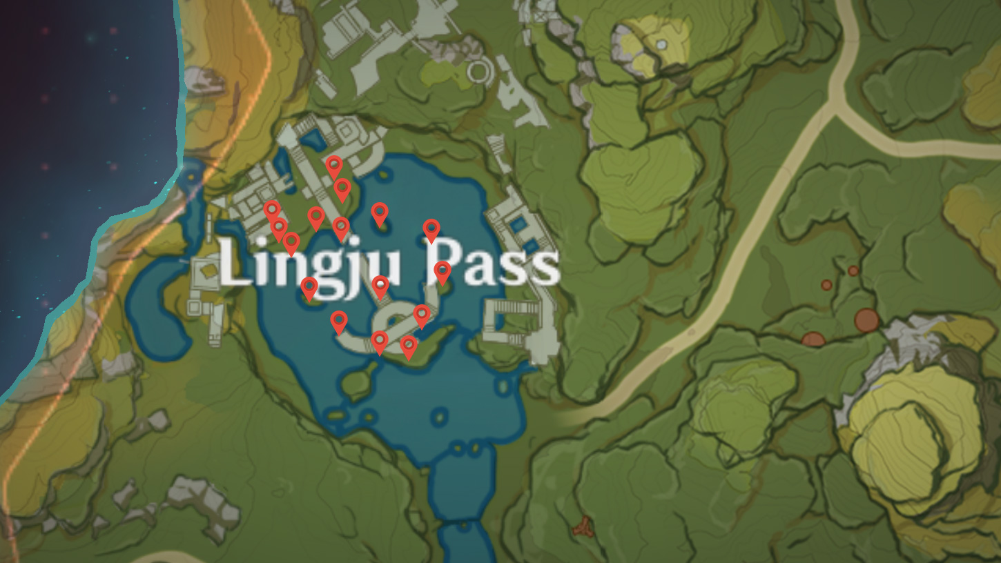 Lost Riches Treasure Area 2 - Lingju Pass - Genshin Impact