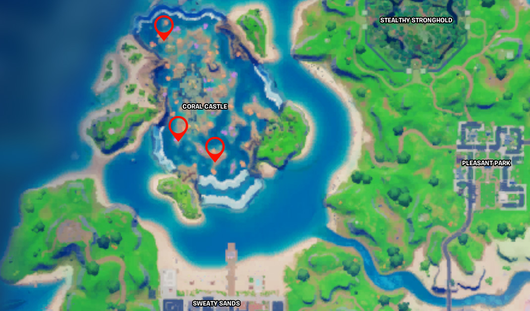 How to Signal the Coral Buddies in Fortnite Map | Fortnite Chapter 2 Season 5 Week 6 Epic Challenge