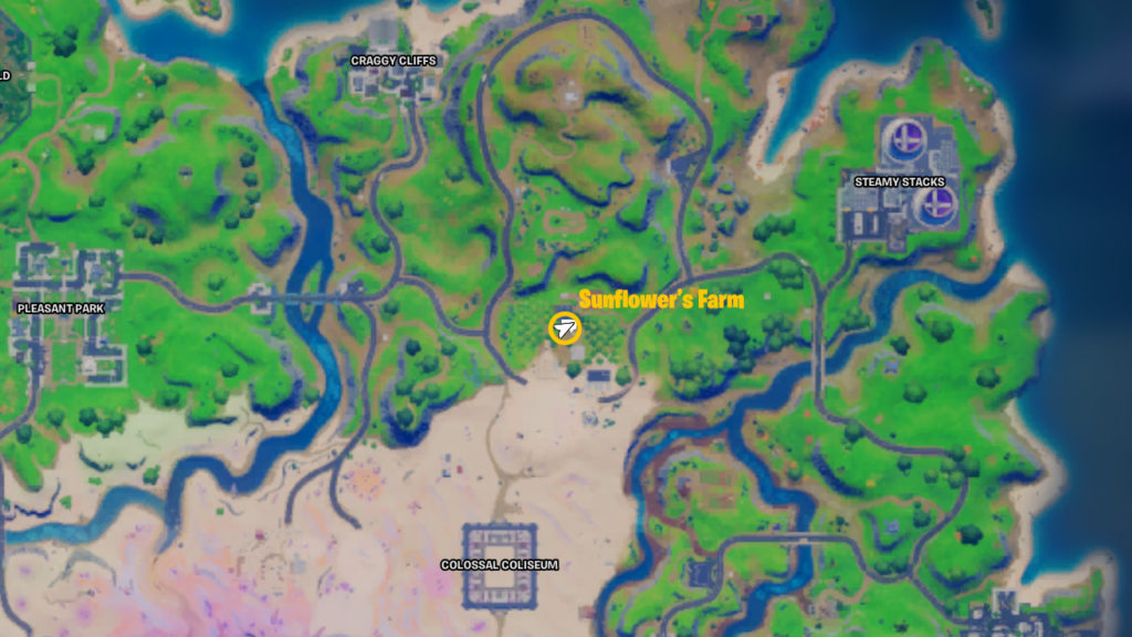 Where is Sunflower's Farm in Fortnite?