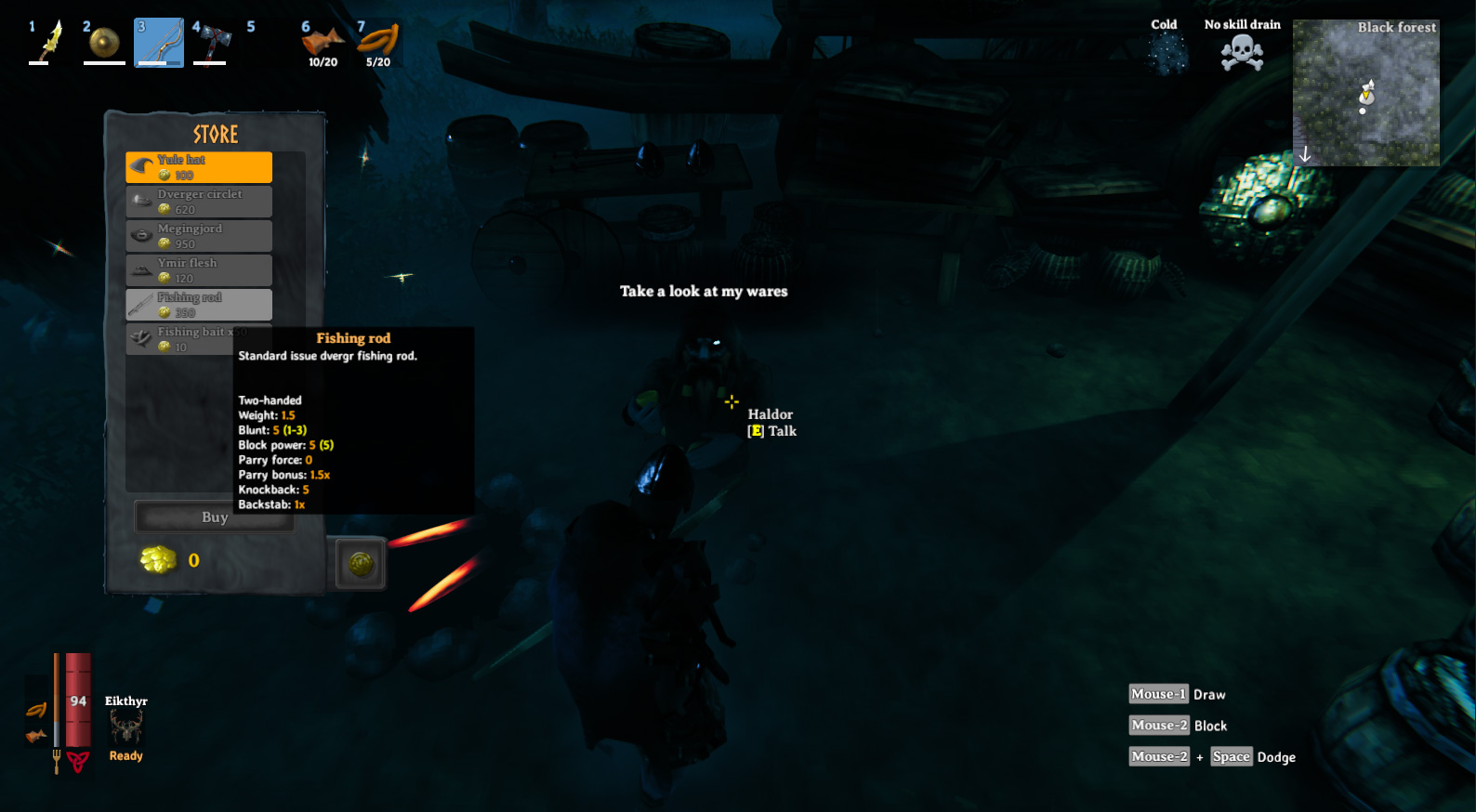 Buy a Fishing Rod in Valheim