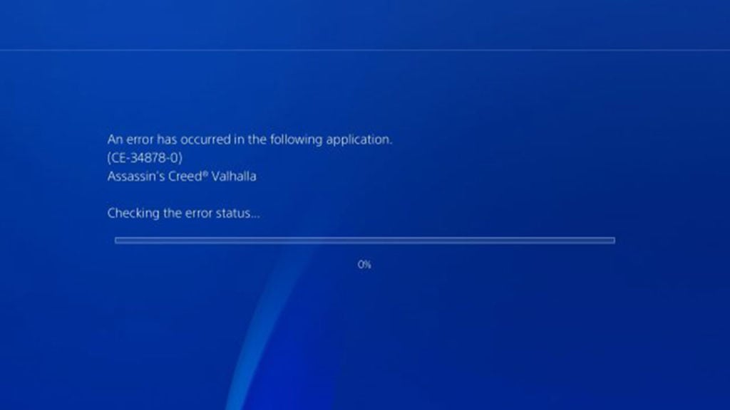 Assassin's Creed Valhalla How to Fix Error CE-34878-0
