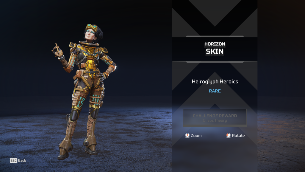 Récompenses de suivi des prix de l'événement Apex Legends Chaos Theory Collection Lignea