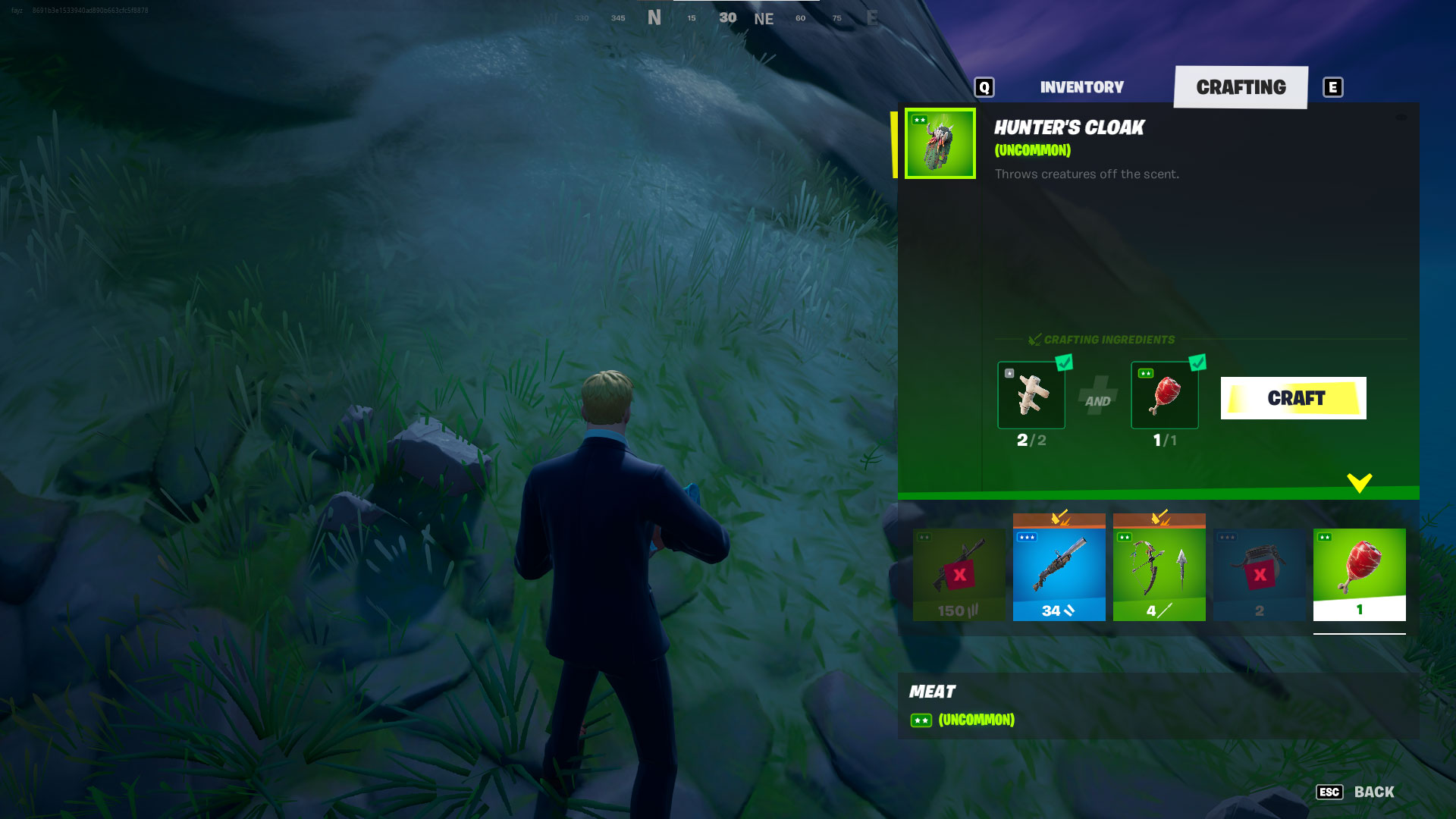 How to Craft a Hunter's Cloak in Fortnite Chapter 2 Season 6