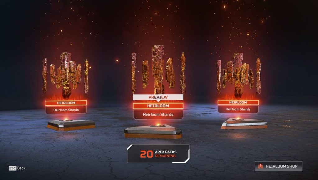 How to Get Heirloom Shards in Apex Legends