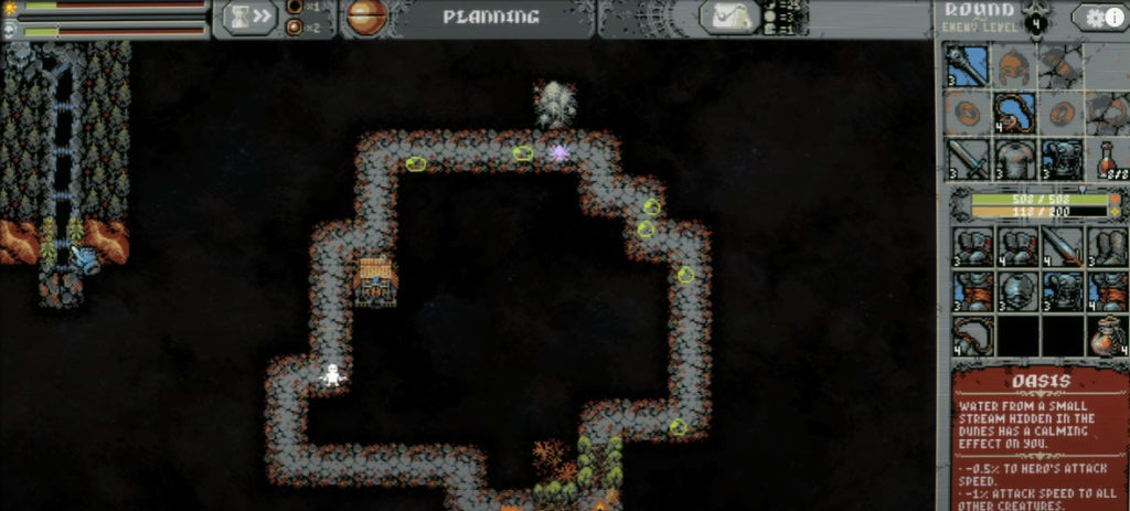 Loop Hero Tile Combinations - Oasis